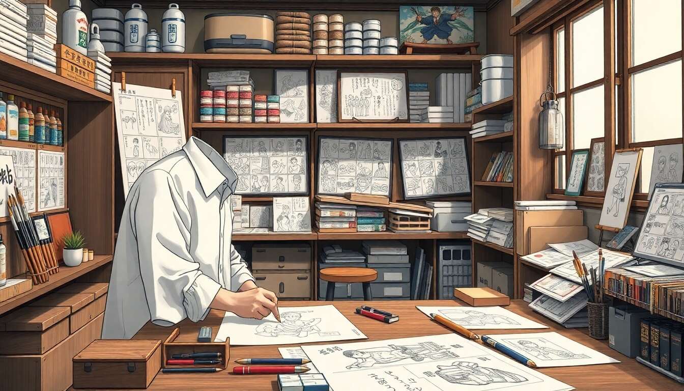 Art du dessin : techniques des mangakas japonais