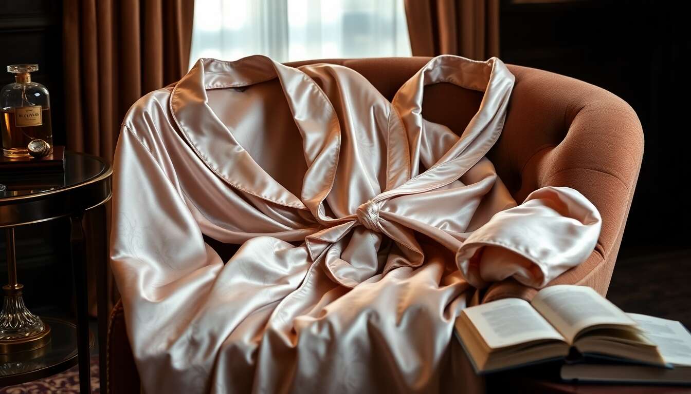 Avis : peignoir de luxe Tara Sartoria en soie