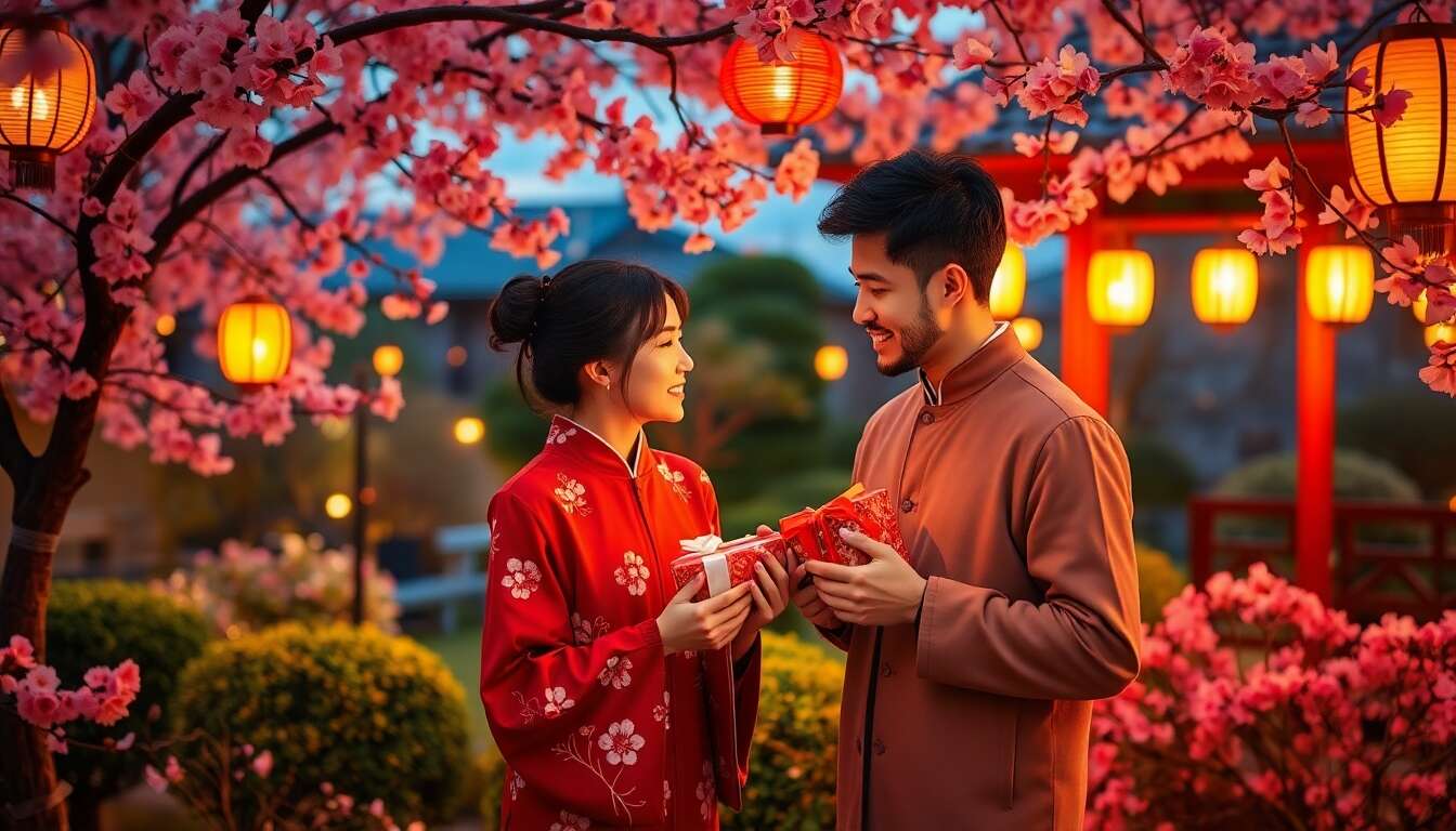Saint-Valentin au Japon : traditions et coutumes