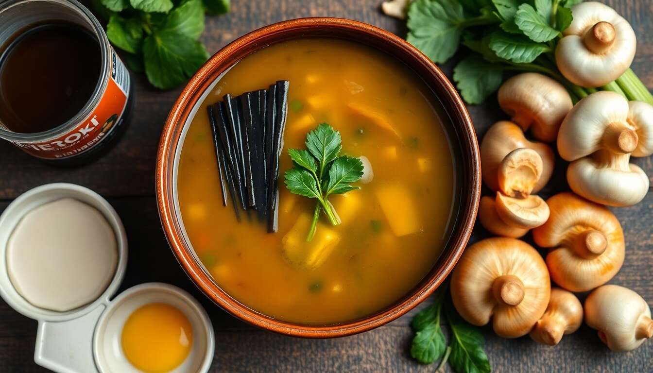 Recette de soupe miso aux légumes : un classique japonais