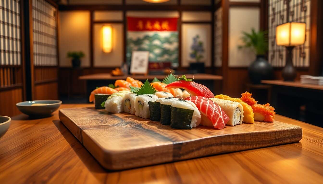 Avis sur le service à sushi Hoolerry : design et tradition japonaises