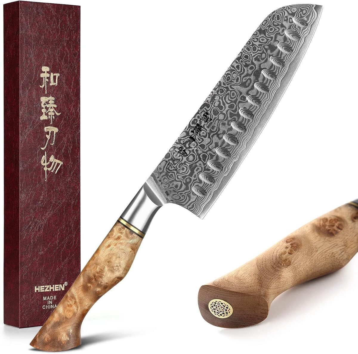 Test : couteau Santoku Hezhen, l'incontournable de la cuisine