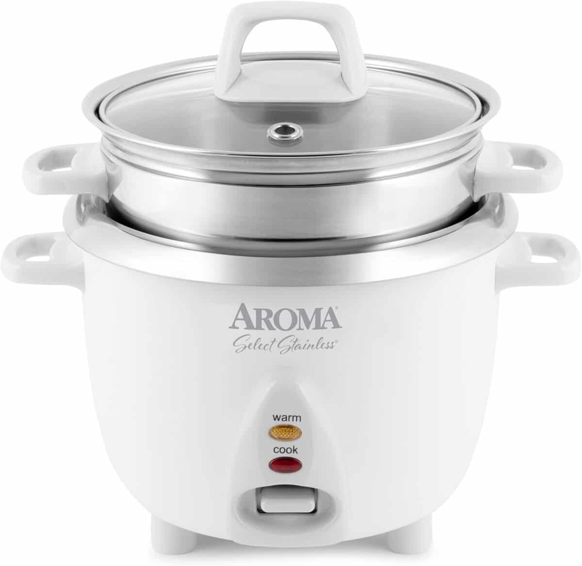 Test du cuiseur à riz Aroma Housewares en inox 6 tasses