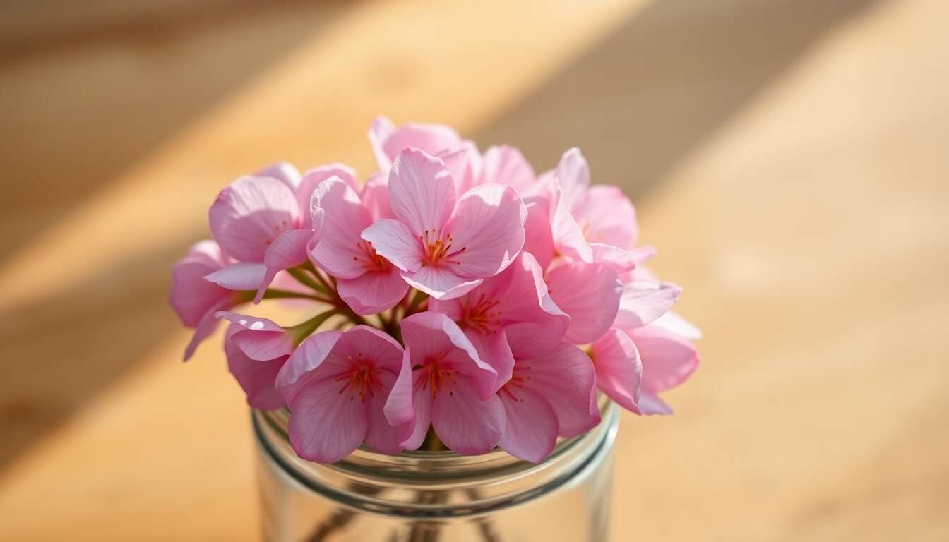 Ajoutez beauté végétale naissante grâce au sakura shiozuke