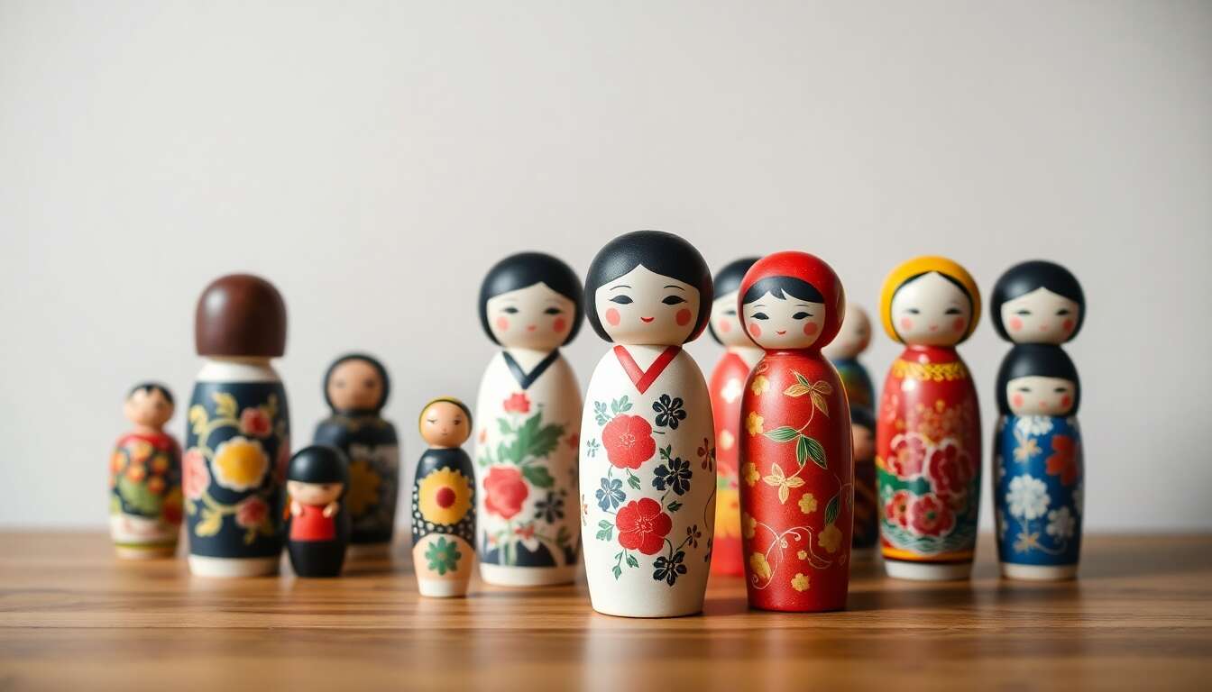 Poupées Kokeshi : tradition et Histoire du Japon