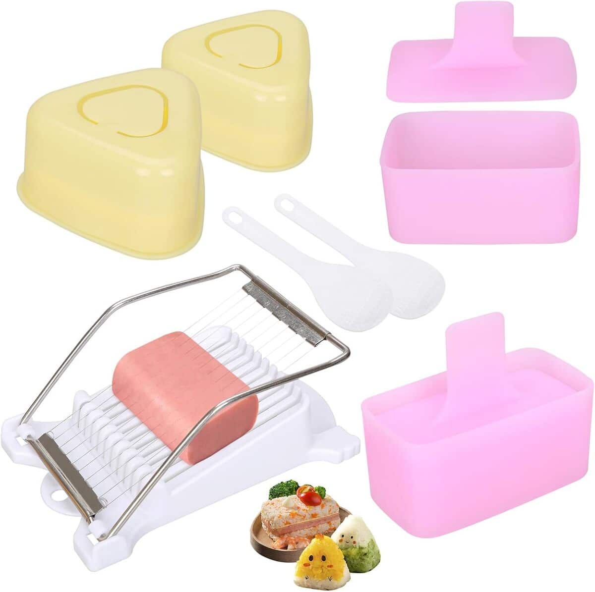 Test du kit Upoomart Musubi : moules à riz et trancheuse