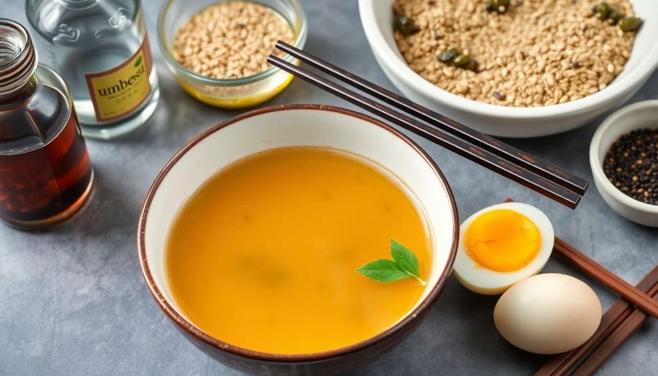 Utilisation ingenieuse d'umeboshi enrichissant bouillons