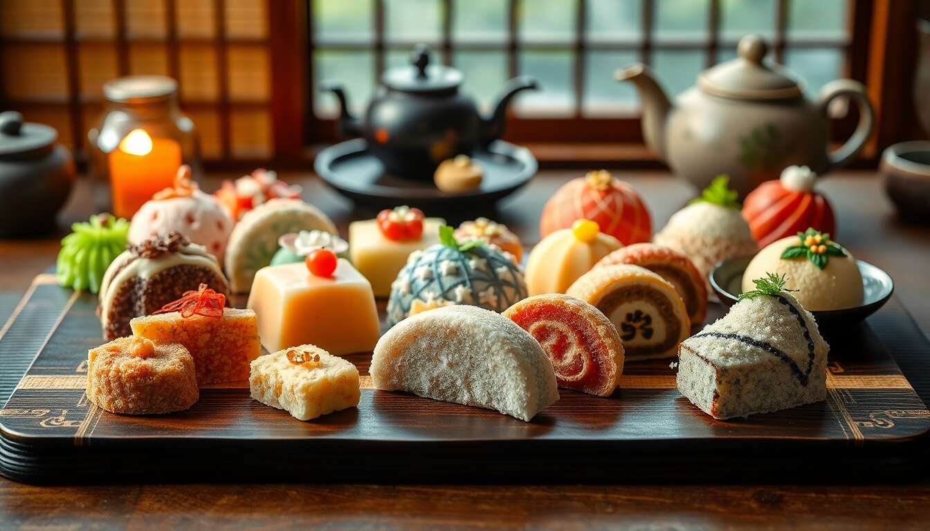 Wagashi traditionnels : douceurs japonaises à découvrir