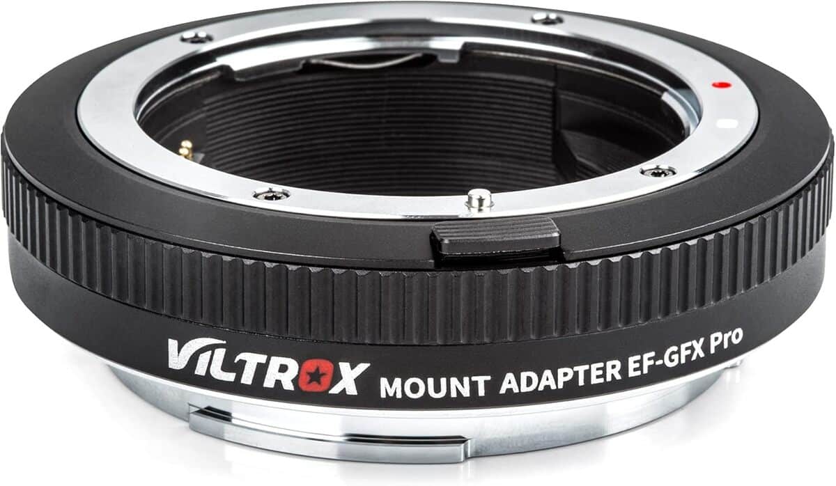 Test de l'adaptateur Viltrox EF-GFX Pro pour objectifs Canon vers Fujifilm GFX