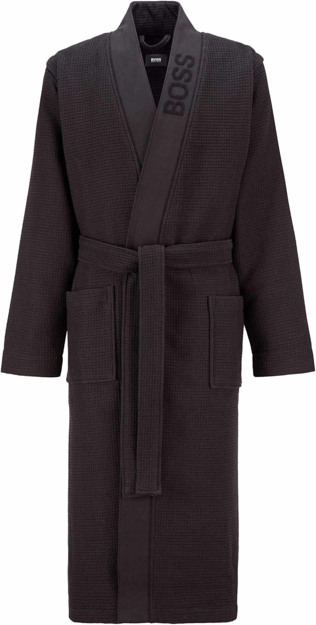 Test du kimono BOSS : style en gaufres noir pour homme