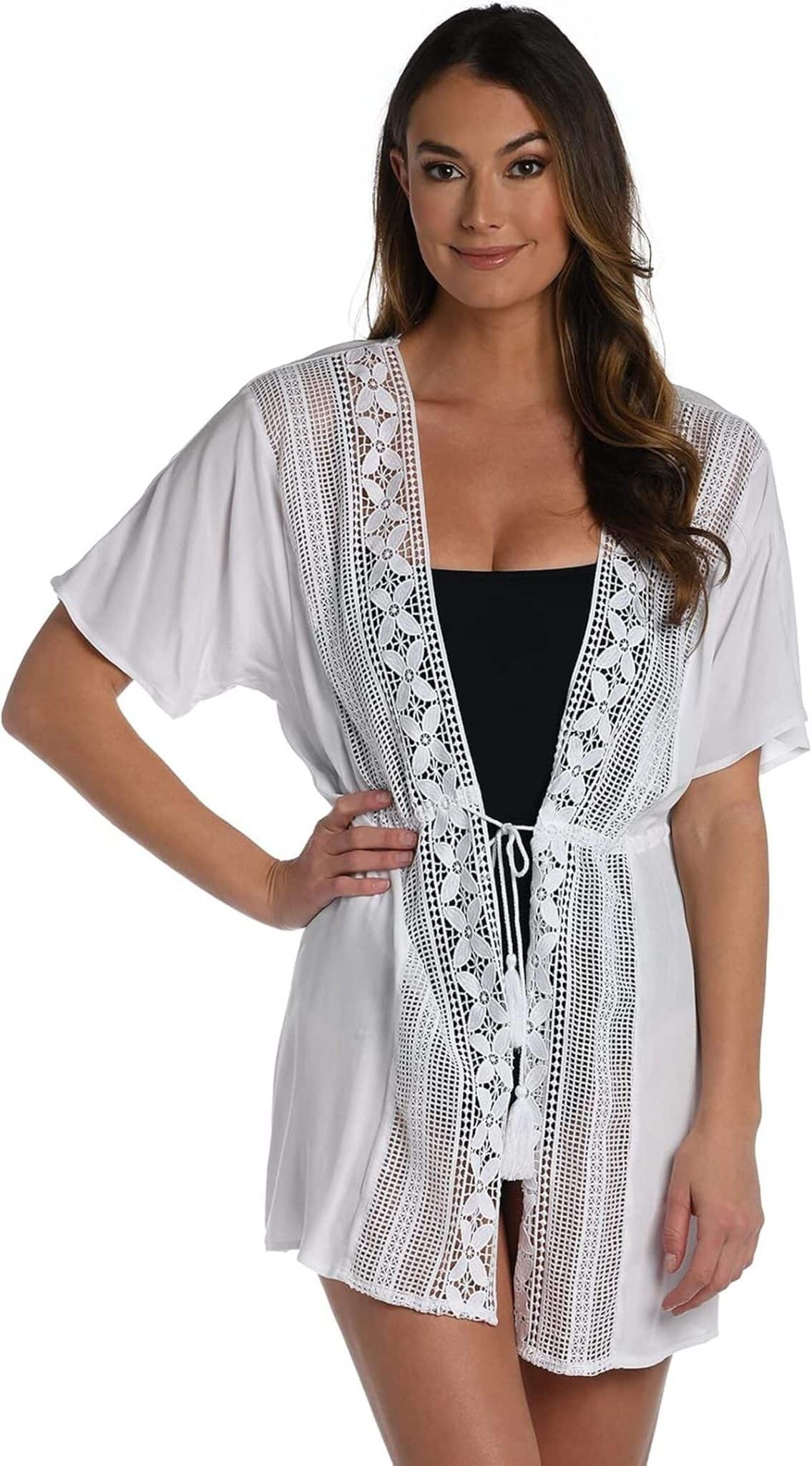 Avis sur le kimono maillot La Blanca blanc pour femme