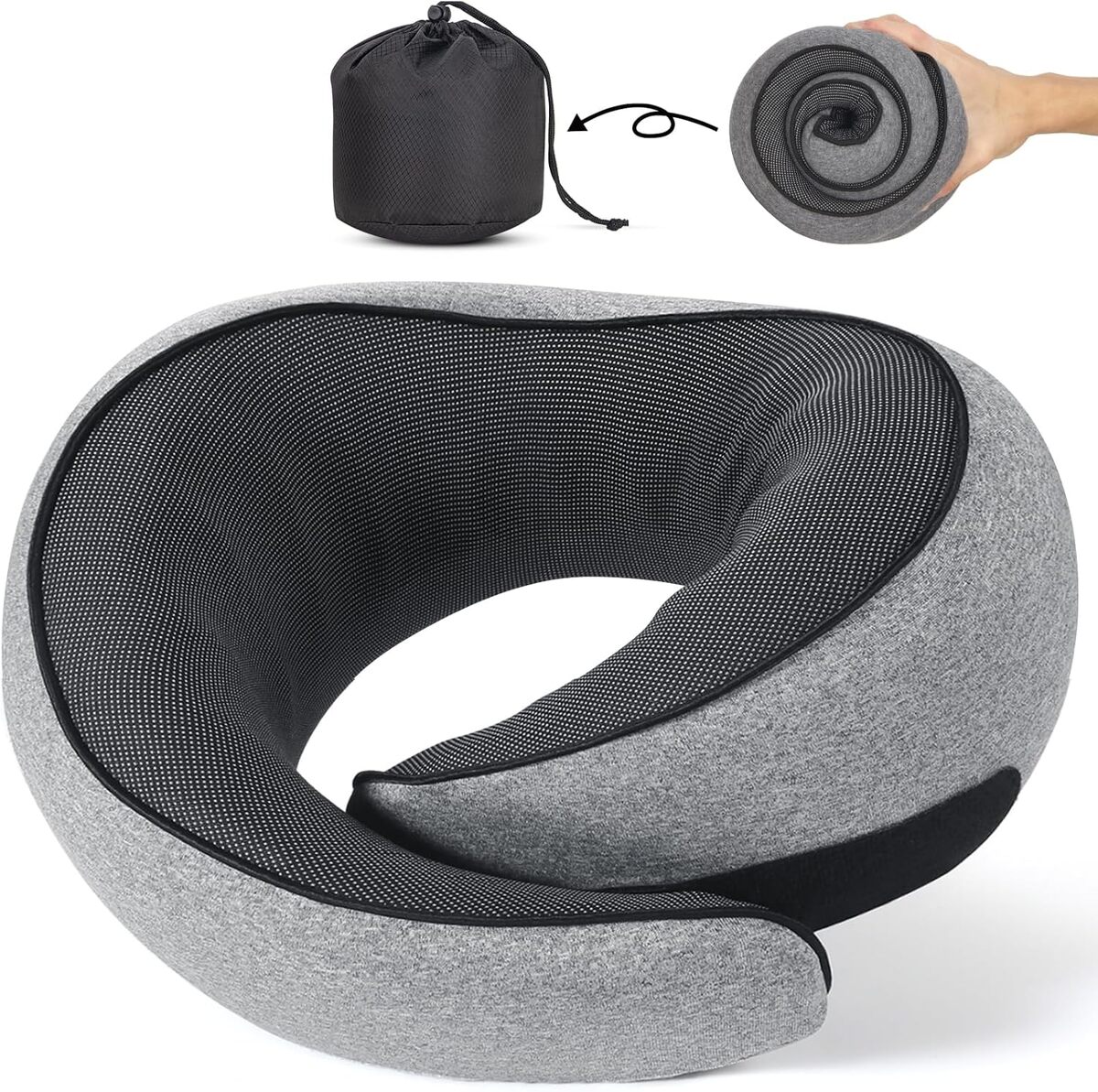 Test : oreiller de voyage NOCRLG en mousse à mémoire de forme, confort longue durée