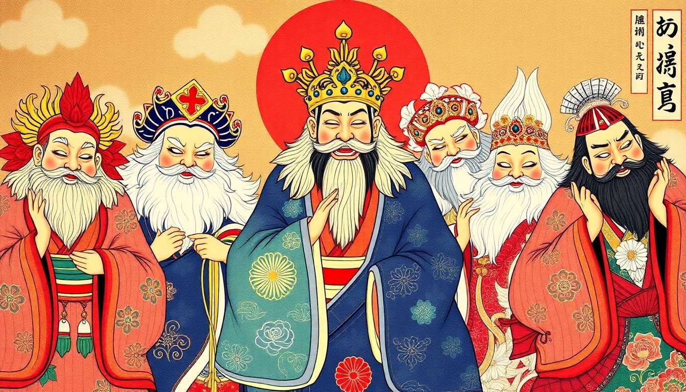 Découvrez les secrets des divinités du bonheur japonais