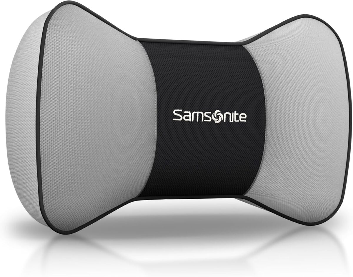 Test de l'oreiller de voyage Samsonite SA5249 : confort et soutien cervical en voiture