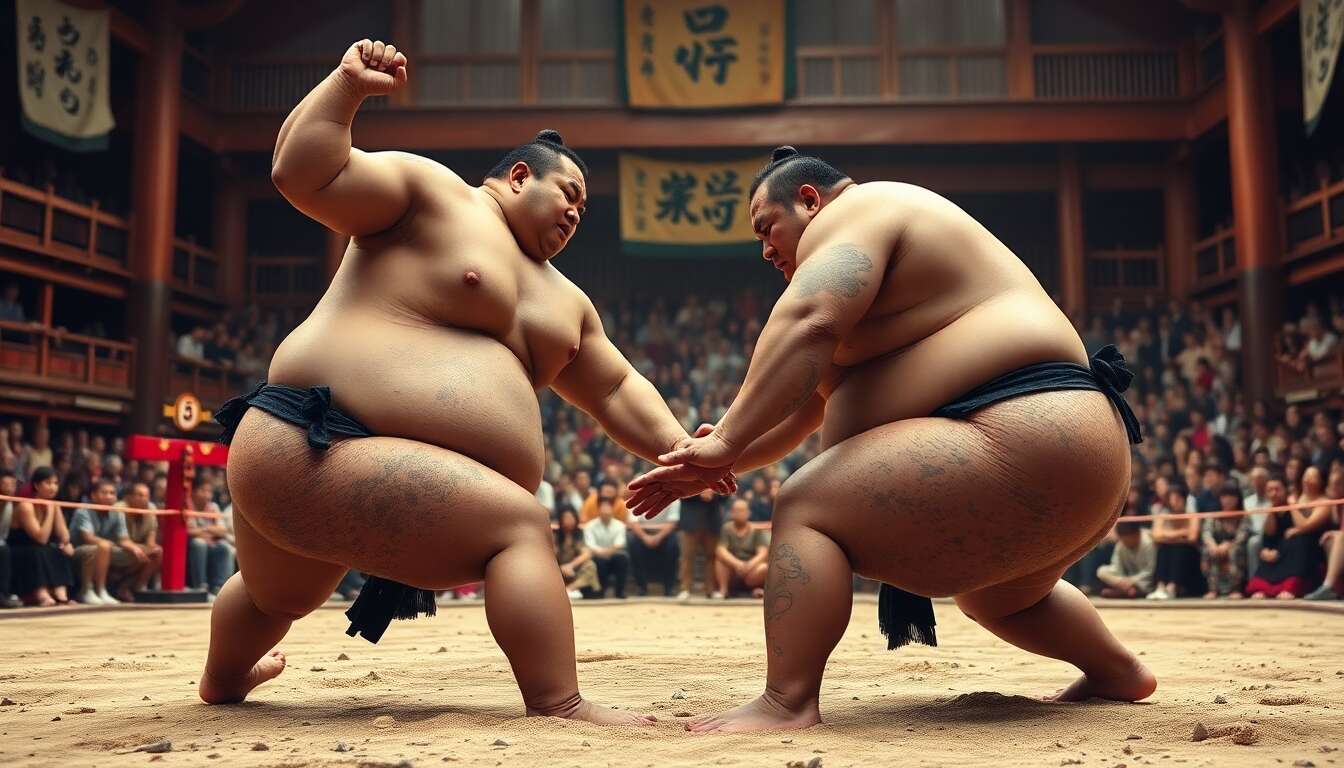 Sumo Japonais : découvrez l'Art des Géants du Sport Noble