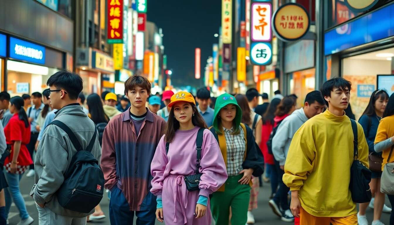Streetwear nippon haut en couleurs et confort maximal