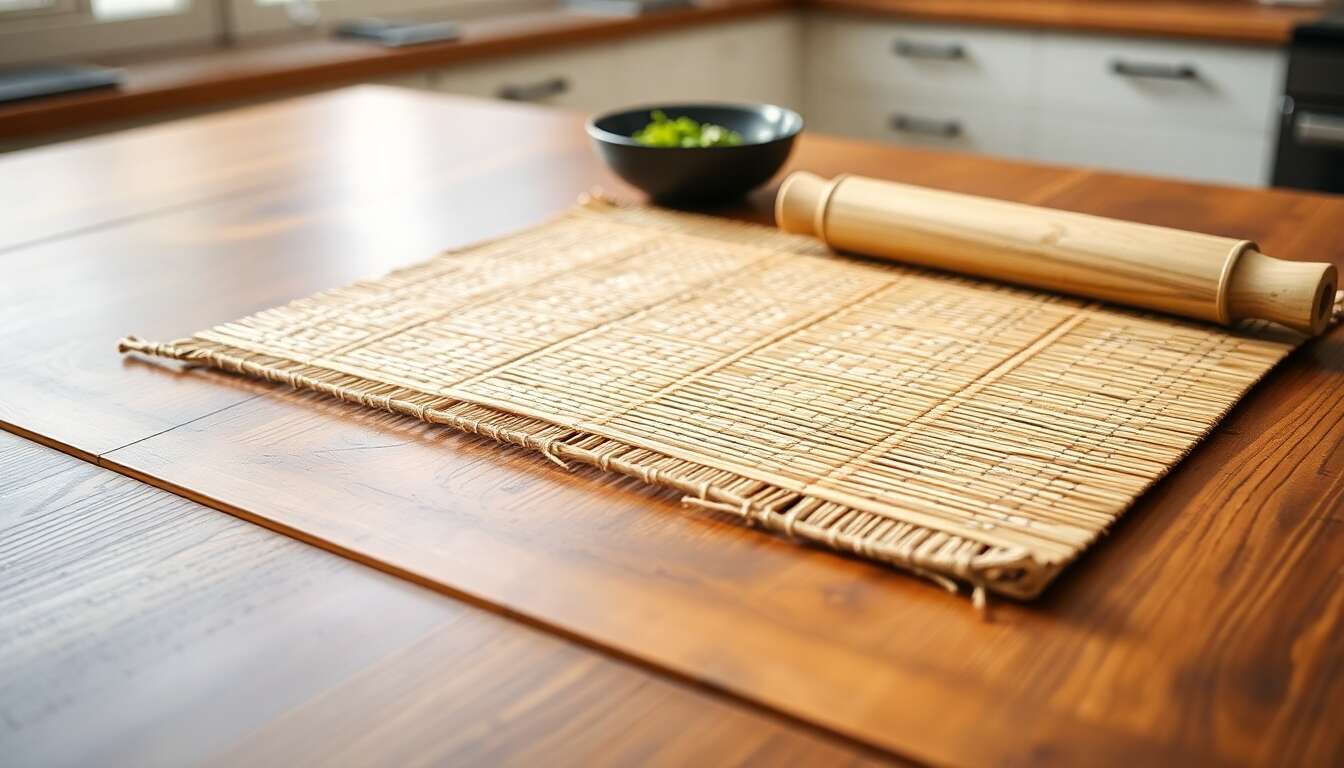 Introduction au tapis en bambou pour sushi