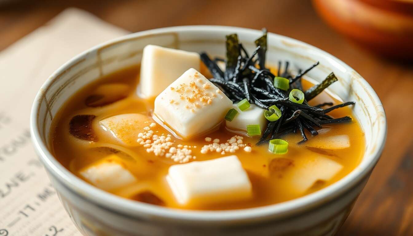 Soupe miso instantanée maison : la recette facile