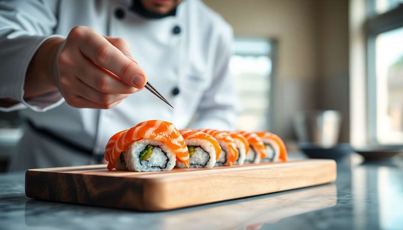 Importance des pinces &agrave; sushi dans la pr&eacute;paration des nigiris