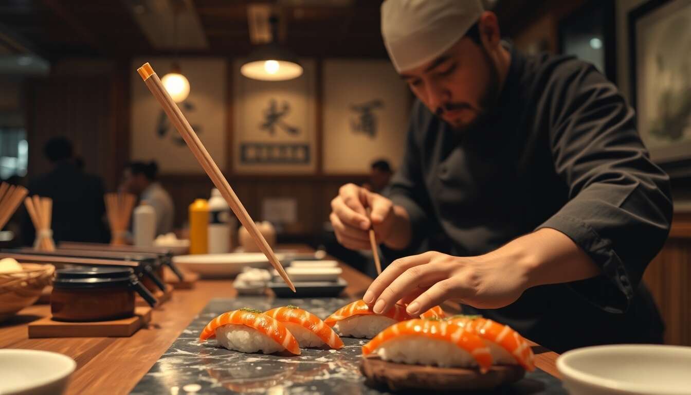 Alternatives aux pinces &agrave; sushi pour les d&eacute;butants