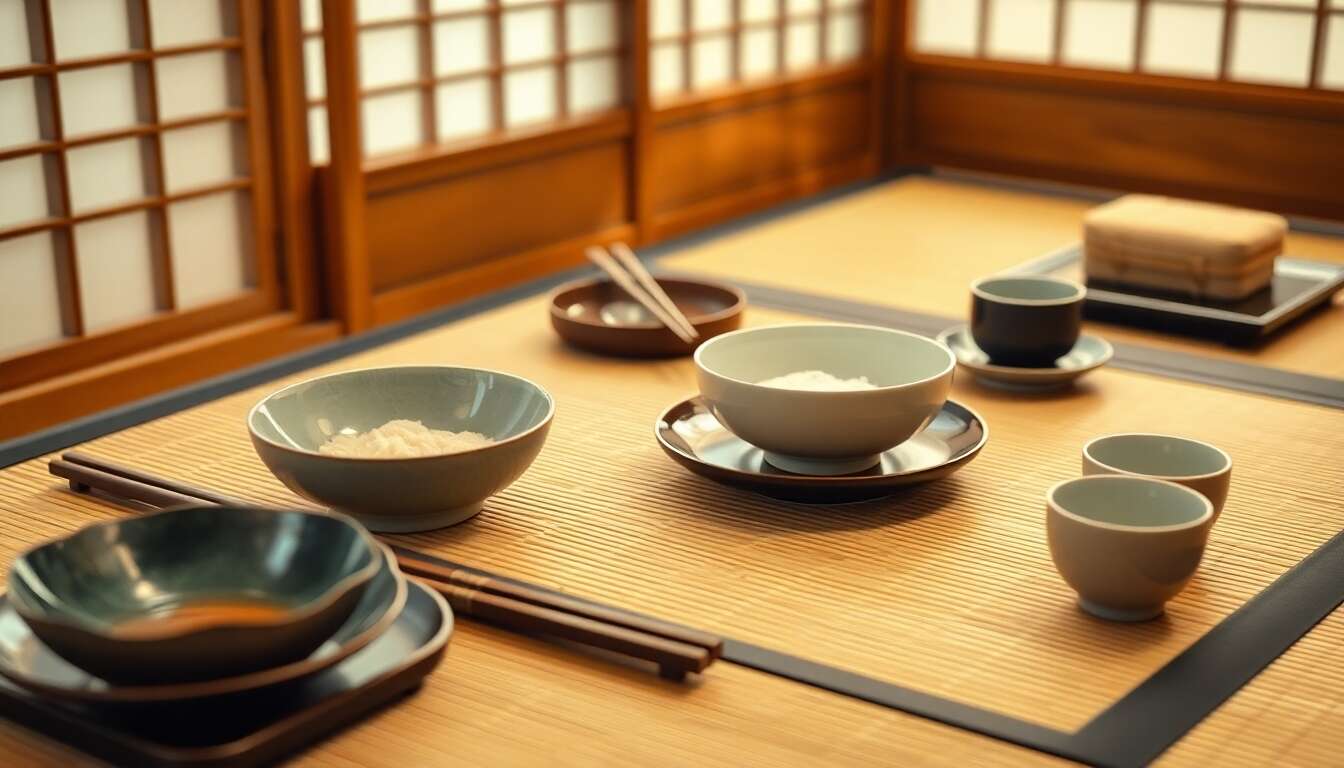 Ustensiles spécifiques aux tatamis de table: enrichir l'expérience culinaire
