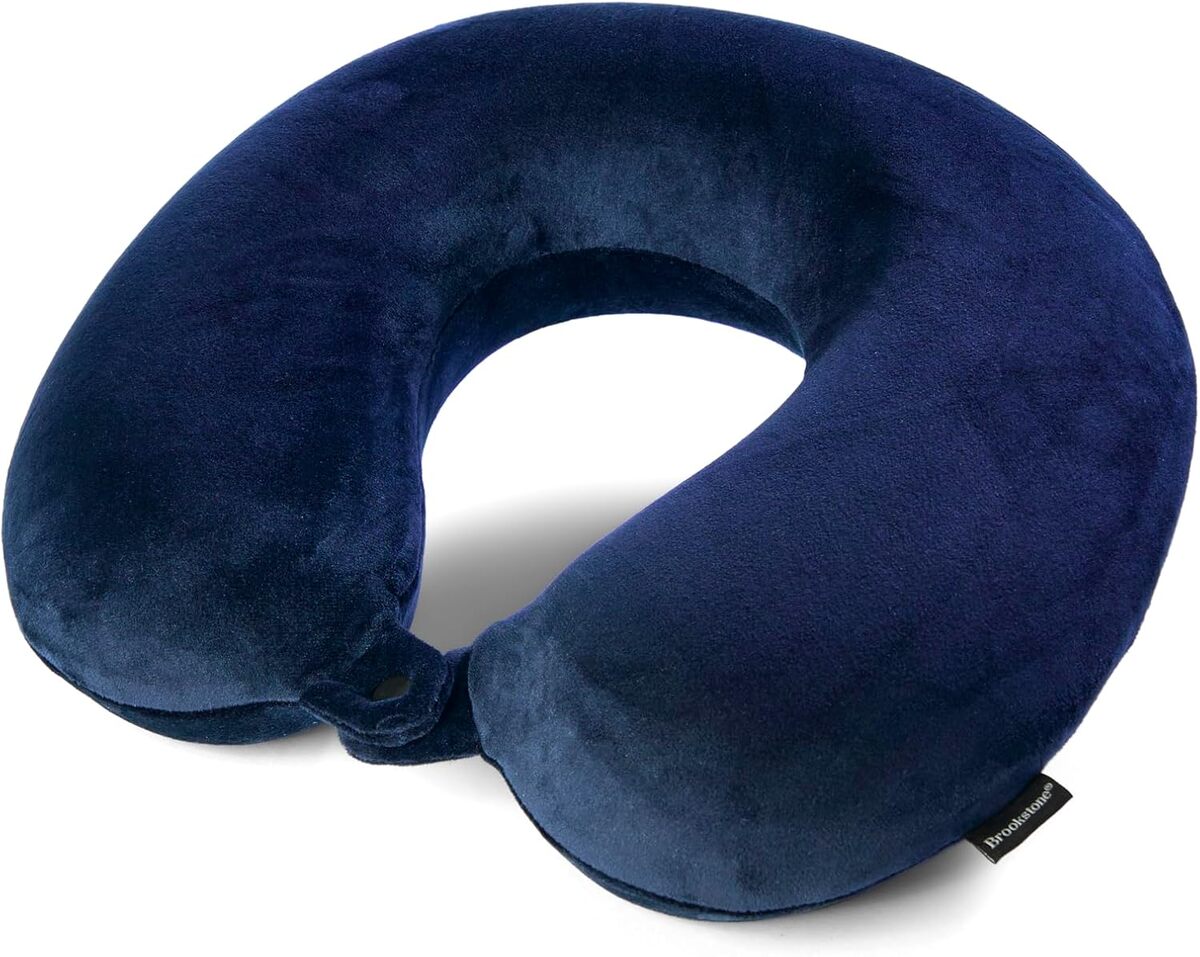 Test de l'oreiller cervical Brookstone en mousse à mémoire de forme