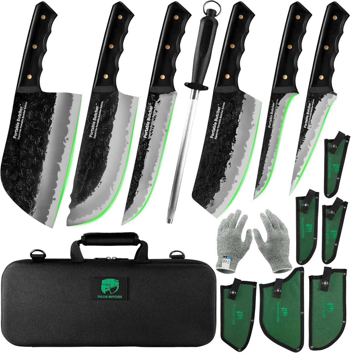 Test : lot de 15 couteaux japonais Portable Butcher