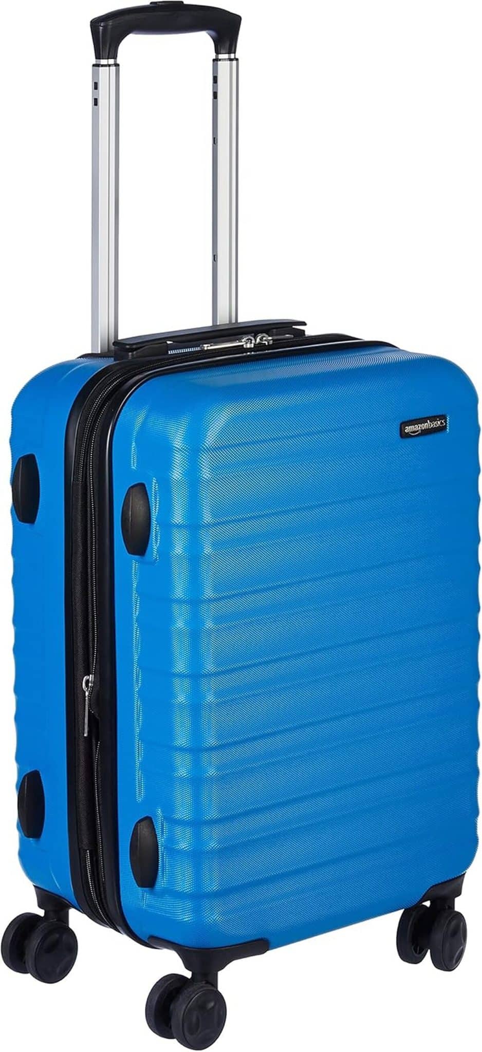 Test : valise de voyage Amazon Basics à roulettes pivotantes, ensemble 3 pièces orange brûlée