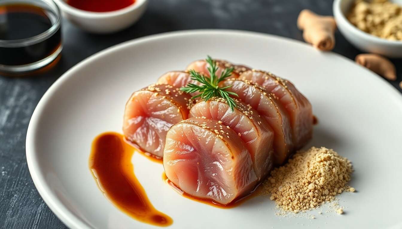 Tataki tendre avec marinade umami irrésistible