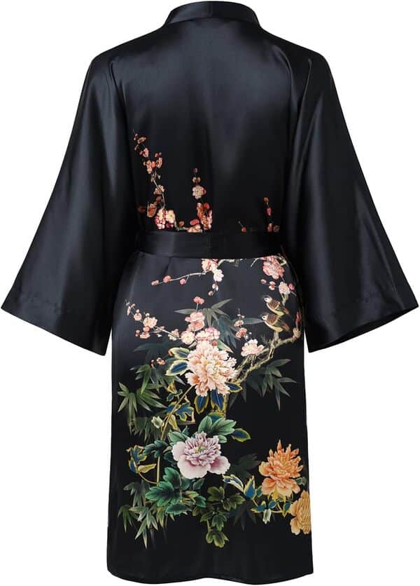 Ledamon Robe Peignoir Kimono Femme