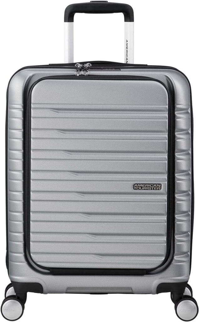 Test de la valise American Tourister Flashline Spinner S 55 cm argentée
