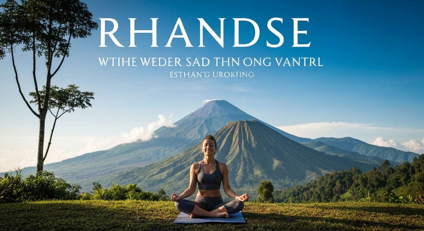 Yoga zen et méditation active au pied des volcans