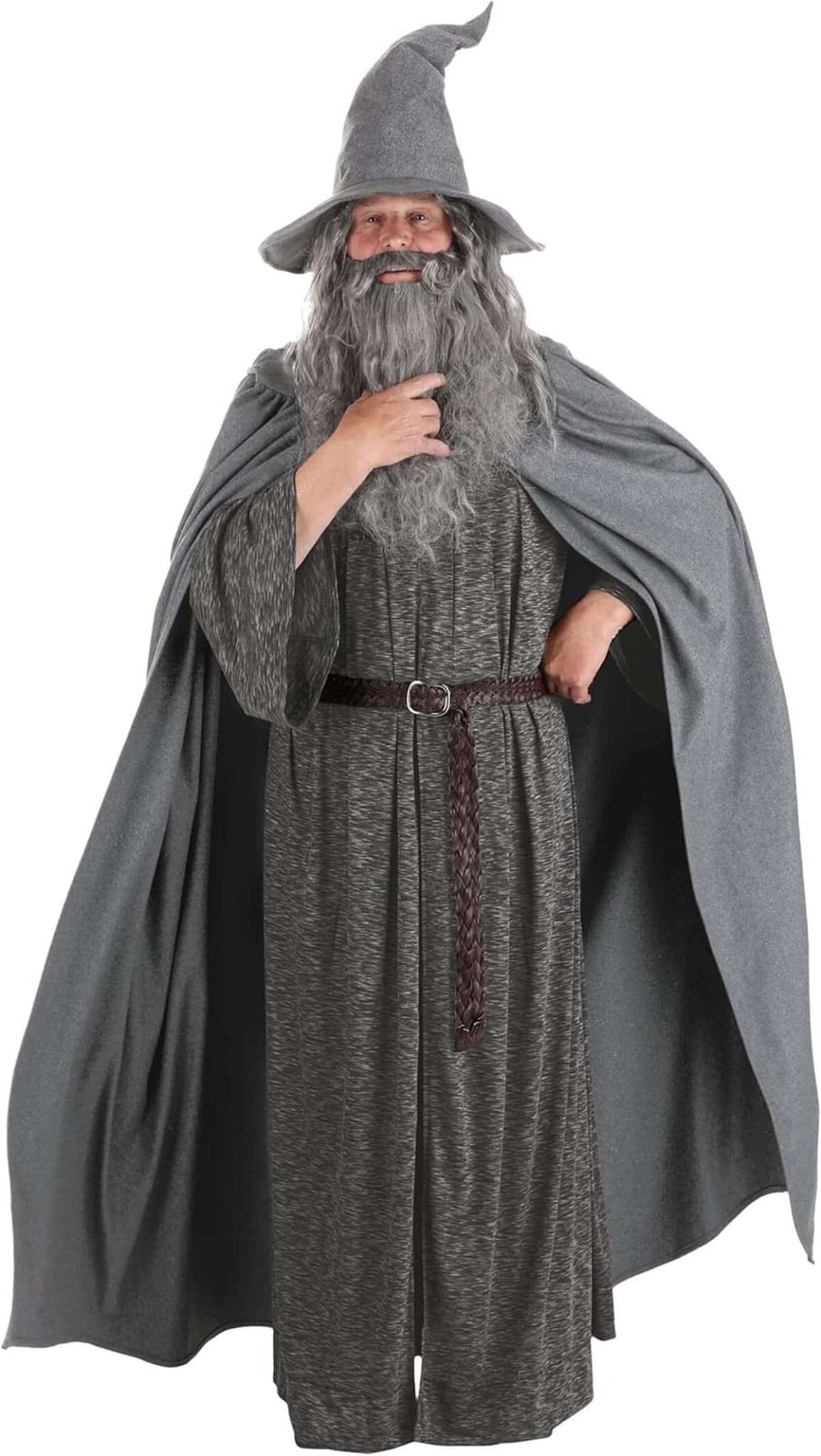 Test du costume Gandalf Seigneur des Anneaux pour homme (taille M)