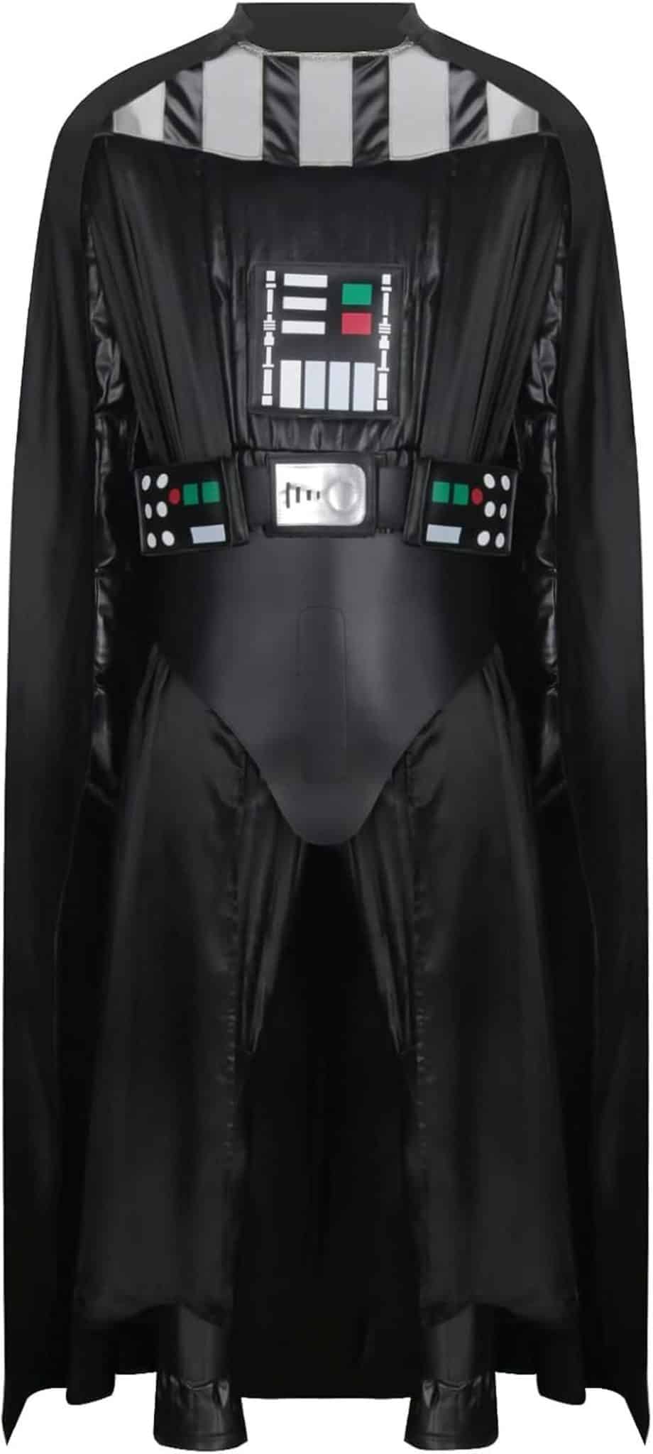 Test du costume guerrier noir Vader de Likungou pour Halloween