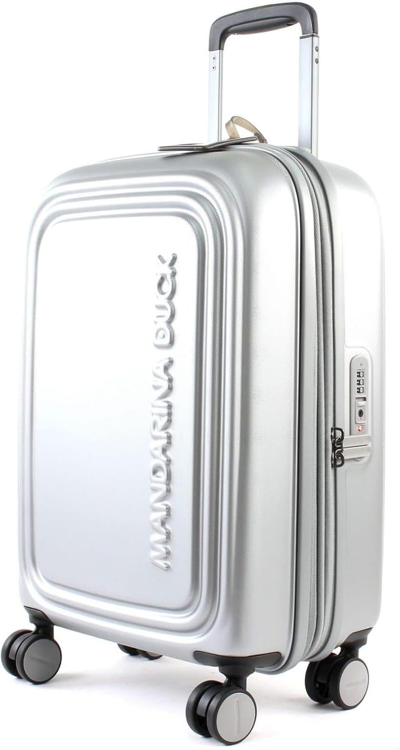 Mandarina Duck LOGODUCK Trolley Cabin EXP In Policarbonato - Orchidea, Taglia L, Con Ruote E Lucchetto TSA