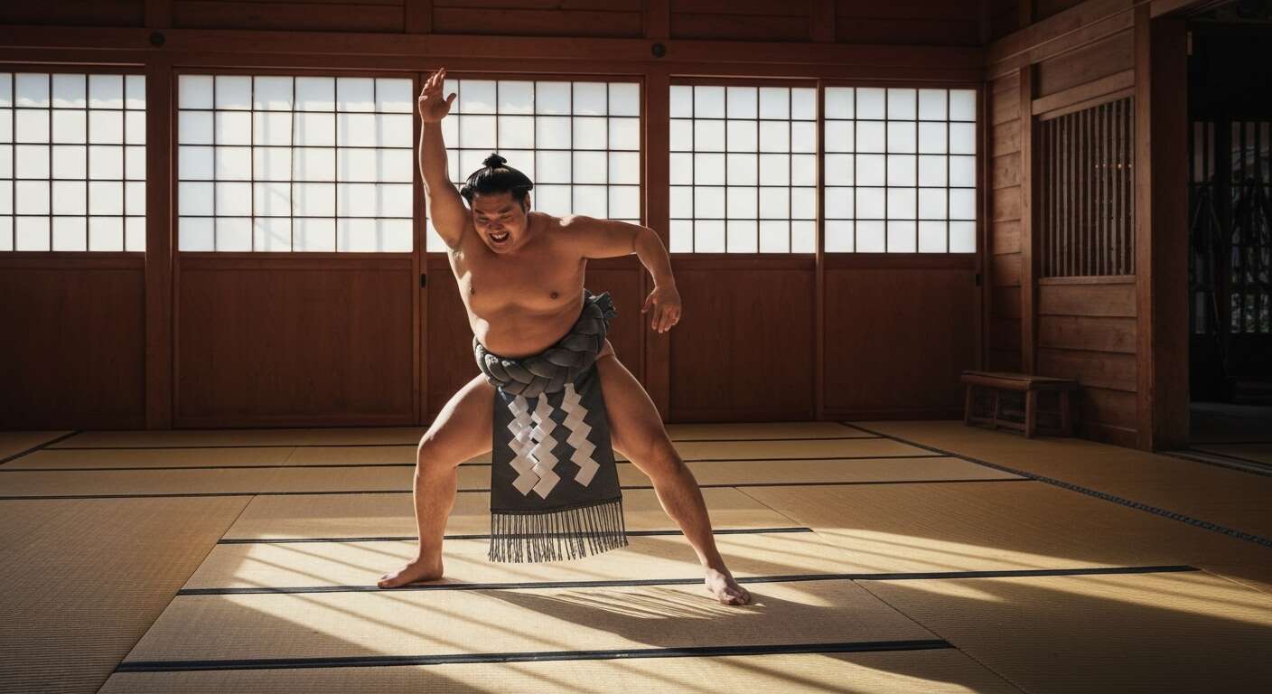 L'entrainement des sumos au quotidien