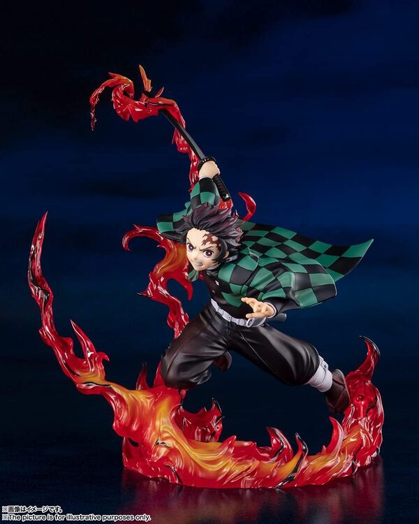 Bandai Tamashii Nations Demon Slayer - Tanjiro Kamado - Statuette FiguartsZERO 19cm Cranberry 198249