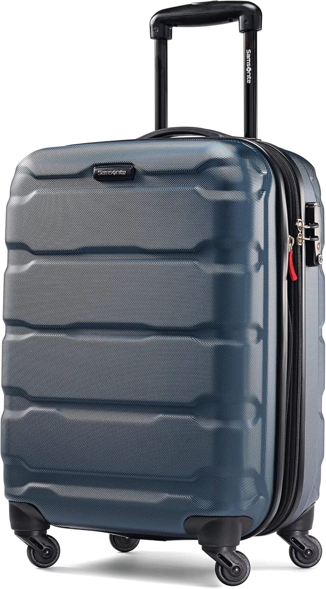 Test de la valise rigide Samsonite Omni, bleu sarcelle
