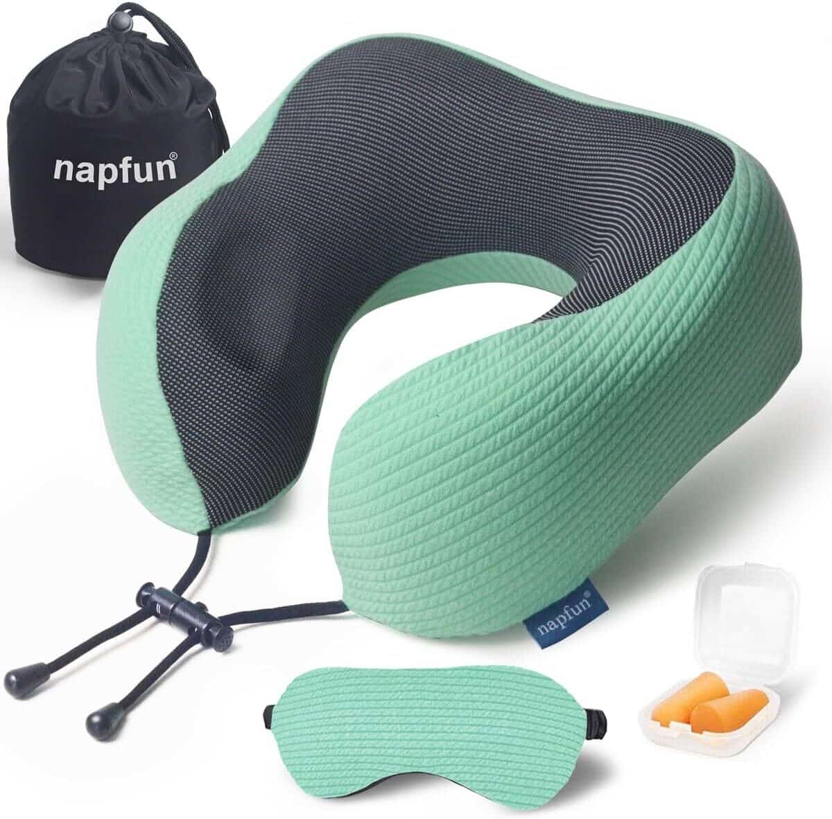 Test napfun coussin de nuque en mousse mémoire : confort en avion