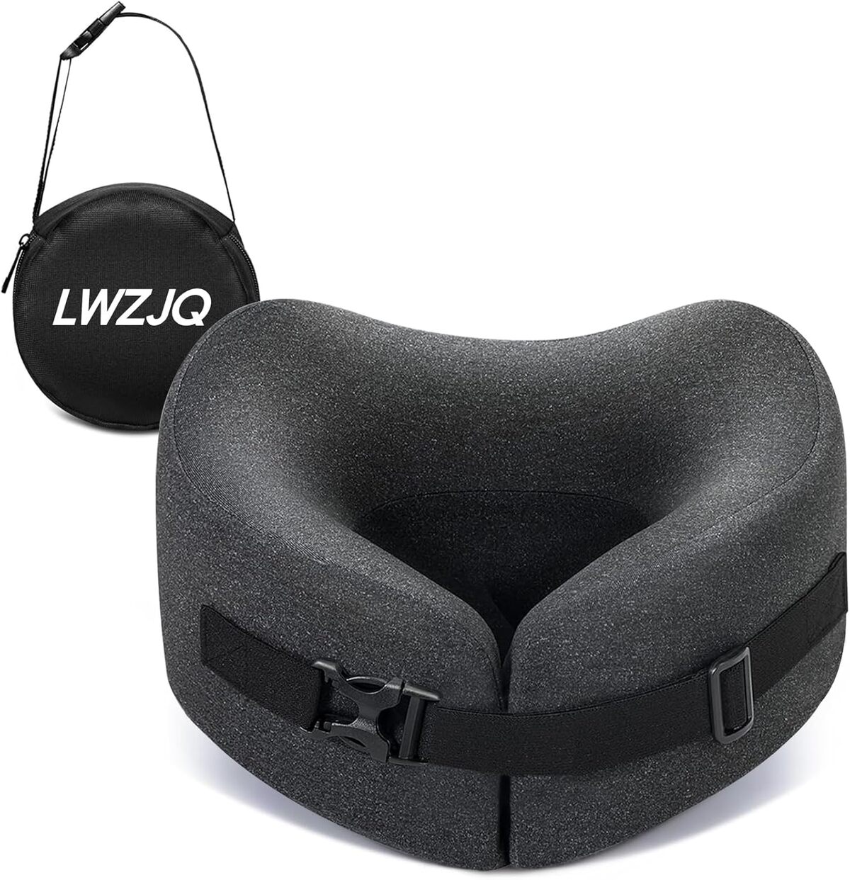Test : oreiller de voyage LWZJQ en mousse à mémoire de forme, noir