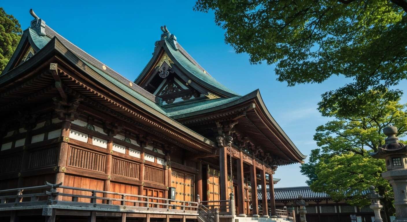 L'architecture impressionnante du temple