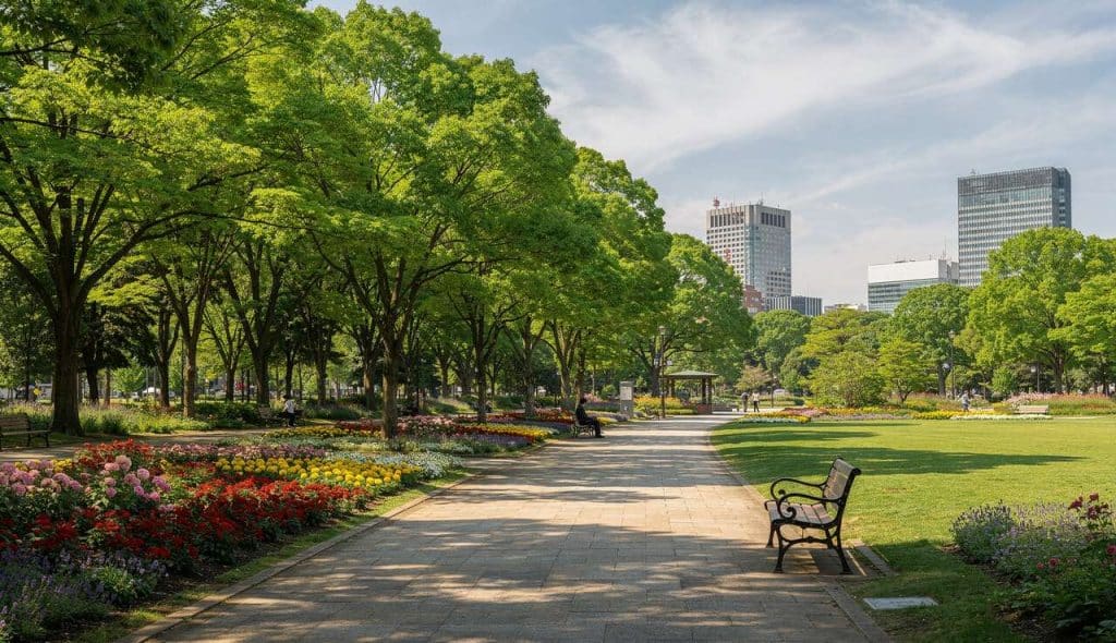 Parc Hisaya Odori à Nagoya : un Havre de Nature en Ville