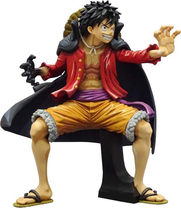 Banpresto Figurine d'action Monkey D Luffy One Piece - King of Artist Wanokuni II (Manches Dimensions), 20 cm, Multicolore, BP88909P