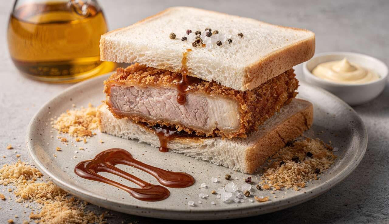 Recette de Katsu Sando : sandwich Japonais au Porc Pané