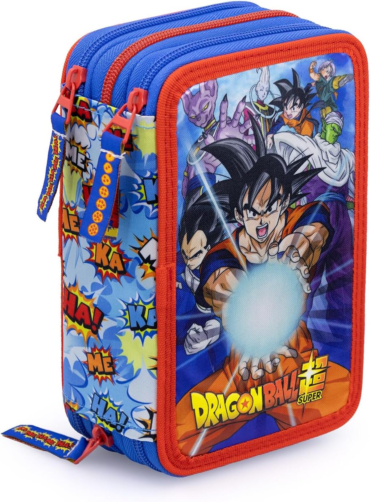 Avis : trousse 3 fermetures Dragon Ball Super colorée