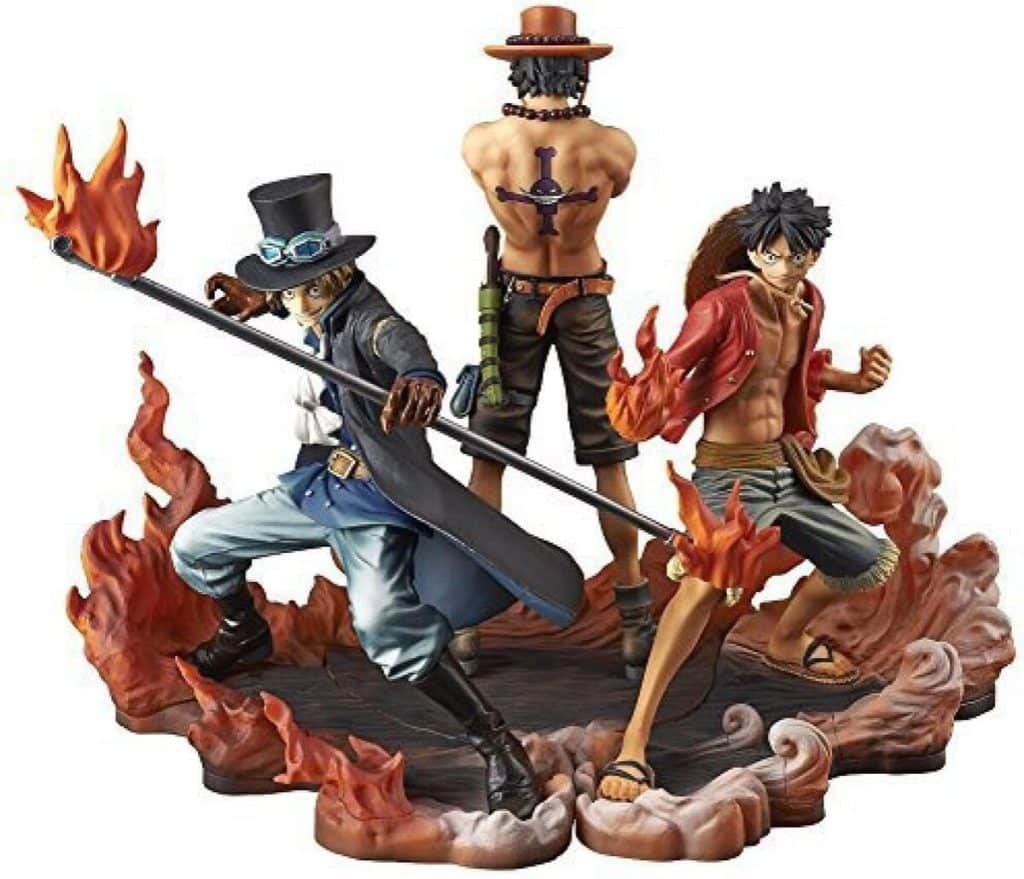 Test Banpresto One Piece DXF Figure Brotherhood II, ensemble de 3