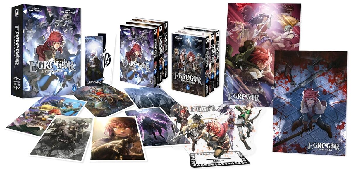 Test du coffret collector Egregor Partie 1 : tomes 01 à 06