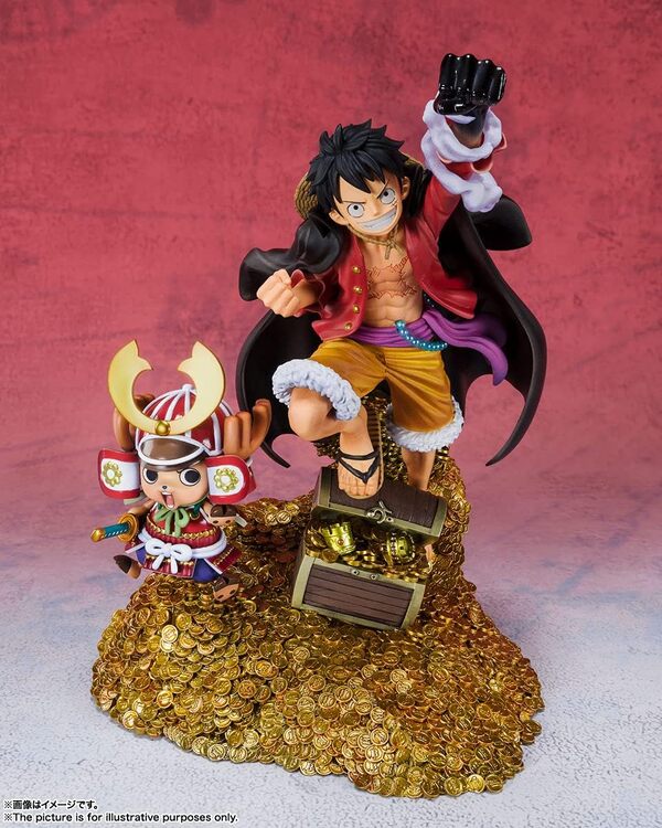 TAMASHII Nations Bandai One Piece - Monkey D. Luffy - Diorama WT100 1/3 FiguartsZero 19 cm 201924 Cranberry