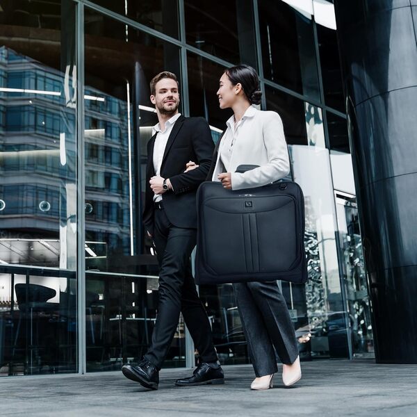 Housse à vêtements 3 Costumes Zegur de 1 mètre pour Voyage d’Affaires ou d’agrément - Possède Une bandoulière réglable et de Nombreuses Poches de Rangement