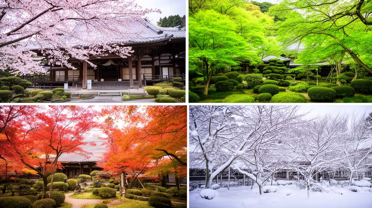 Ishiyama-dera au fil des saisons : un spectacle naturel